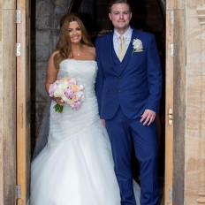 Gorgeous client on wedding day showing off her beautiful smile